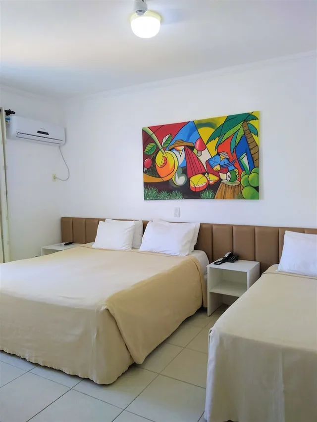 غرفة قياسية ثلاثية بثلاثة أسرّة، Simas Praia Hotel 3/7