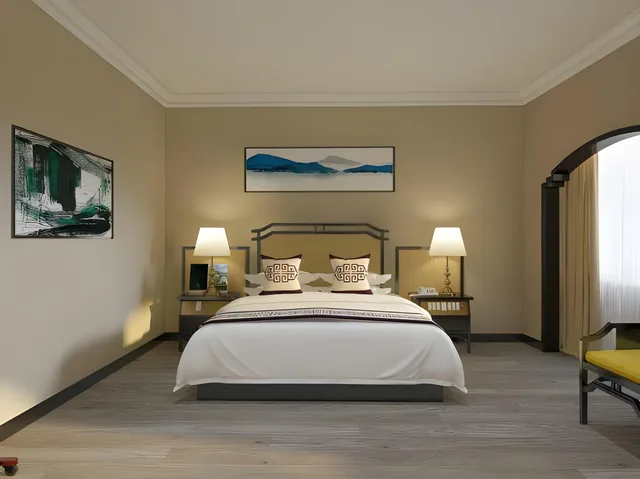 غرفة بريميوم ديلوكس بسرير كوين، Yindo (Grand Jasper) Hotel 2/2