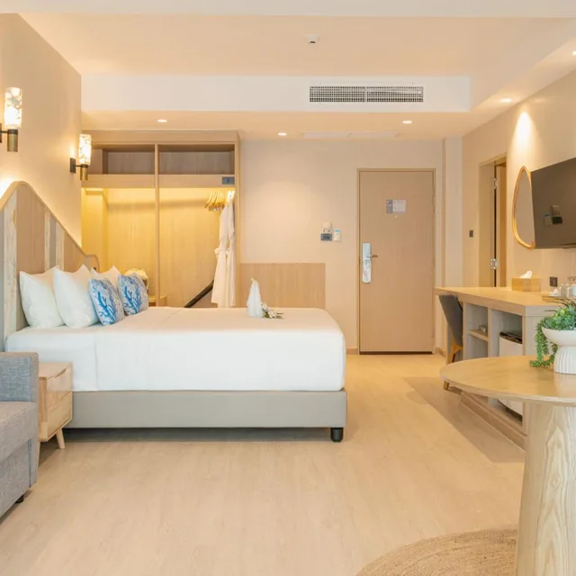 غرفة ديلوكس بسرير مزدوج أو سريرين منفصلين، Khaolak Emerald Beach Resort and Spa 5/10