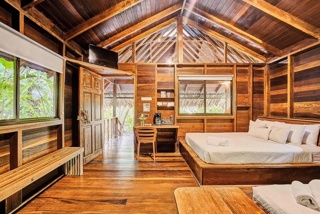 بنغل عائلي بسريرين مزدوجين بإطلالة على الحديقة، Cariblue Beach Jungle Resort 3/10