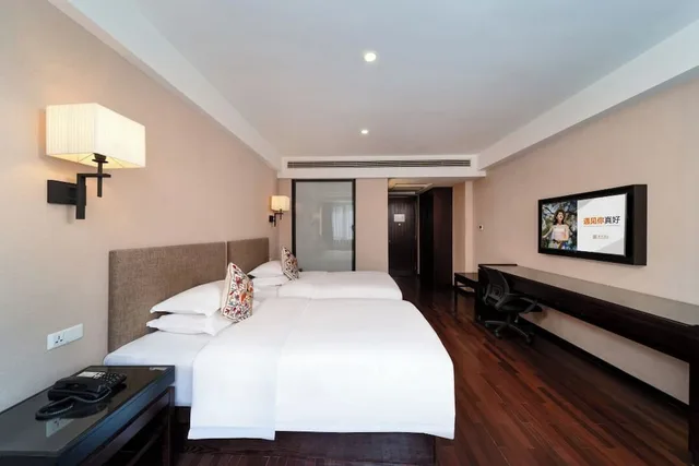 غرفة ديلوكس بسريرين منفصلين، SSAW Boutique Hotel Hangzhou Xixi Park 2/6