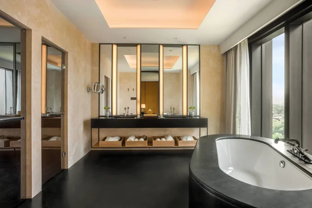 جناح سوبيريور بسرير كينج بإطلالة على المدينة بغرفة نوم واحدة، The Bulgari Hotel Beijing 3/4