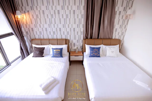 شقة بسريرين مزدوجين، Atlantis Residence@Iconstay Melaka 1/2