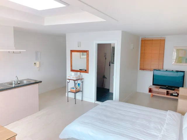 غرفة قياسية بسرير مزدوج بغرفة نوم واحدة، Interlaken Pension In Gapyeong 5/10