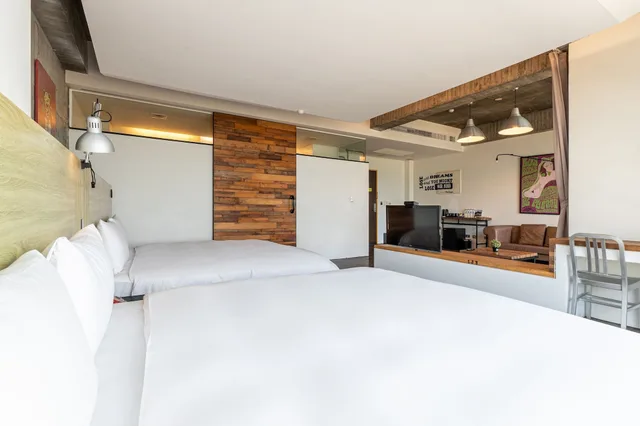 غرفة رباعية بسريرين كينج، El Puerto Hotel 9/10