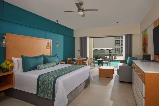 جناح كلوب جونيور بسرير كينج، Dreams Cozumel Cape Resort & Spa 2/3
