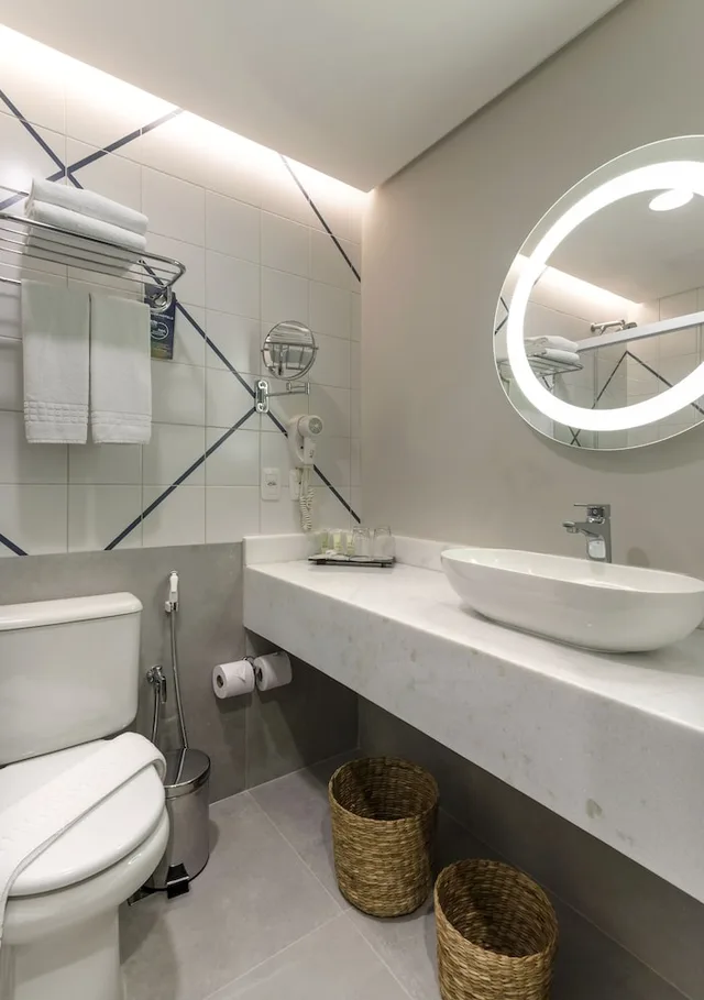 غرفة سوبيريور بسرير مزدوج بإطلالة على الشاطئ، Novotel Salvador Rio Vermelho 7/9