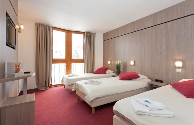 غرفة ثلاثية، Hotel Club Mmv Les Melezes 4/6