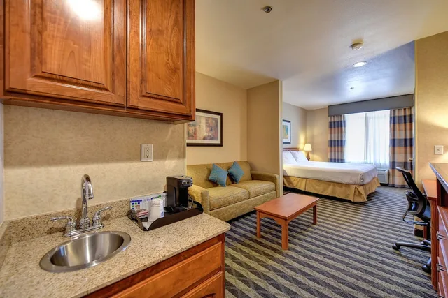 Suite, King Bed, Sofa, Holiday Inn Express Hotel and Suites Manteca City Center 6/6