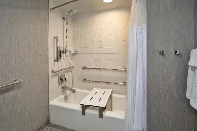 جناح بسرير كينج بغرفة نوم واحدة لذوي الإعاقة، DoubleTree by Hilton Lansing, MI 2/2