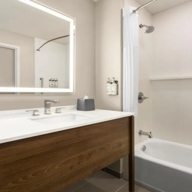 Studio, Suite, Queen Bed, Bath and Shower، Staybridge Suites Orlando Universal Blvd By Ihg 4/4