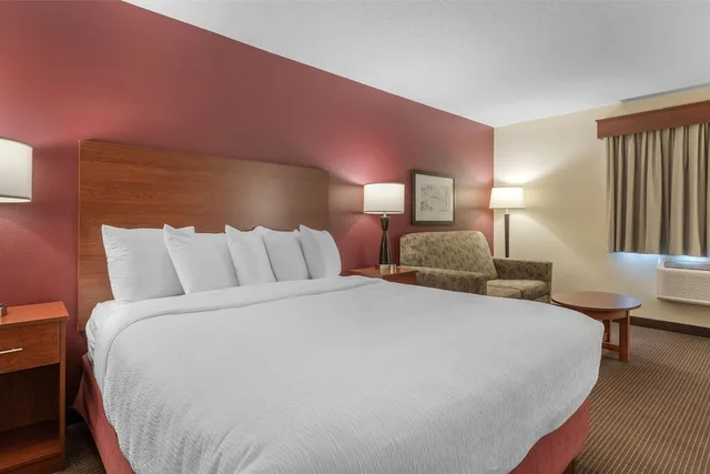 غرفة قياسية بسرير كينج مع أريكة، SureStay Plus Hotel by Best Western Litchfield 4/8