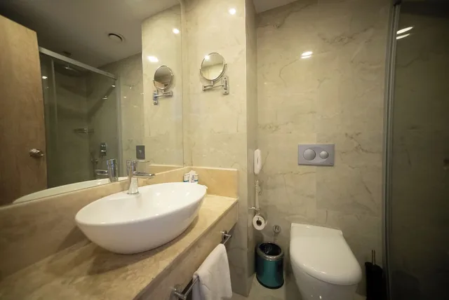 غرفة اقتصادية بسرير مزدوج أو سريرين منفصلين بغرفة نوم واحدة في الملحق، Lucida Beach Hotel 5/5