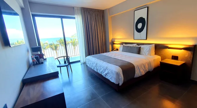 غرفة ديلوكس بإطلالة على البحر، Viaggio Resort Mazatlan 1/1