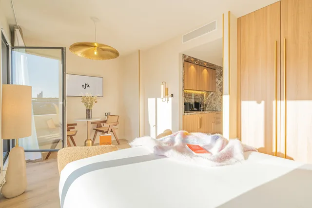 استوديو بريميوم بسرير كوين بشرفة، Yuna Porte Maillot - ApartHotel 4/10