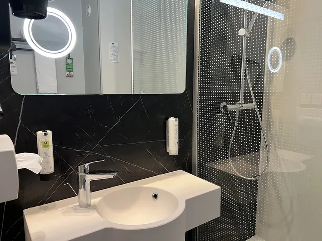 غرفة بريميوم بسرير كوين، Hotel Des Acacias Lille Tourcoing 3/7