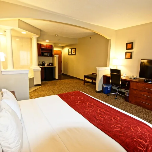 Suite, King Bed, Hot Tub, Comfort Suites Near University 2/10