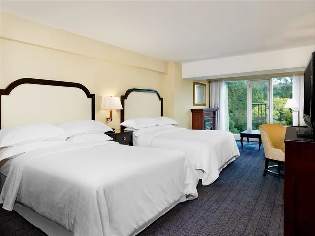 غرفة بسرير مزدوج بإطلالة على المدينة، Sheraton Fallsview Hotel 2/2