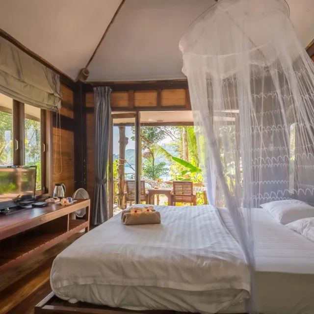 بنغل بإطلالة على البحر، Koh Kood Resort 8/10