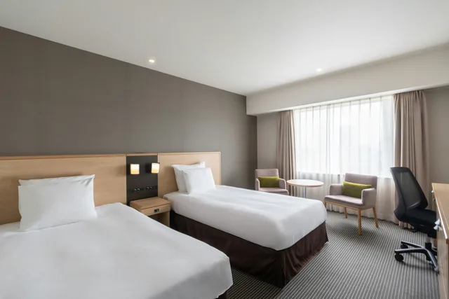 غرفة قياسية بسريرين منفصلين، Ana Crowne Plaza Hotel Hiroshima 4/7