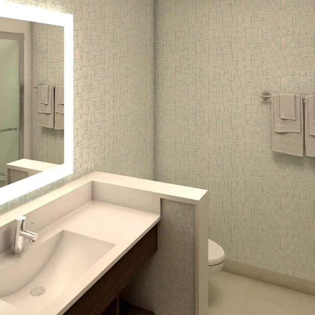 غرفة قياسية بسرير كينج وسريرين كوين، Holiday Inn Express Suites Calgary Airport Trail Ne 8/10