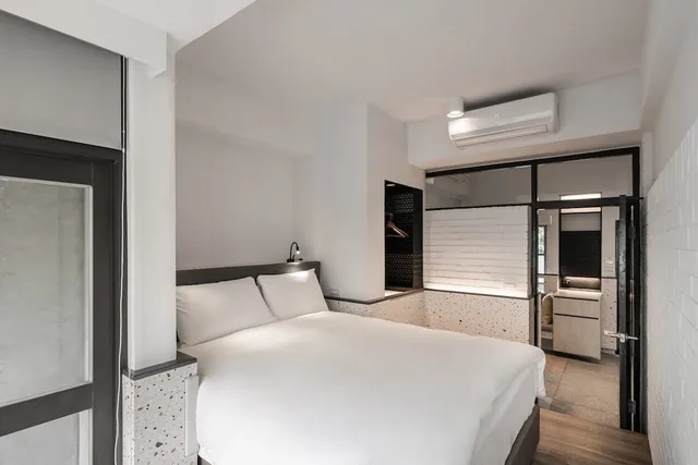 غرفة بريميير عائلية بسريرين مزدوجين، The Moment Hotel Yilan by Lakeshore 1/4