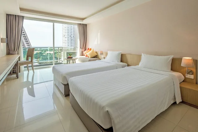 غرفة ديلوكس بسريرين منفصلين بإطلالة على المدينة، Prima Hotel Pattaya 2/10