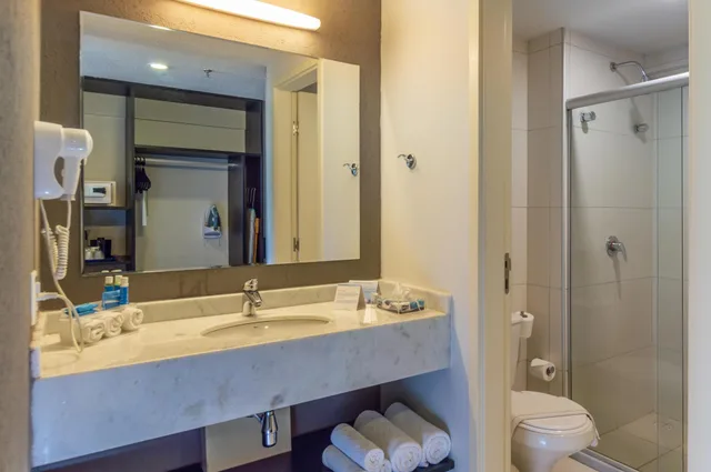 غرفة قياسية بسريرين منفصلين، Hilton Garden Inn Maceio 4/6