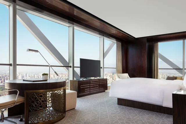 غرفة تنفيذية بسرير كينج، JW Marriott Hotel Yinchuan 4/6