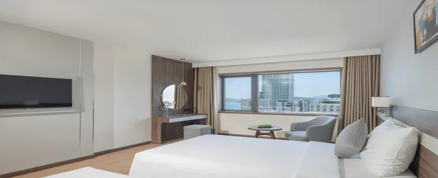 غرفة تنفيذية بسريرين منفصلين بإطلالة جزئية على البحر، Panama Nha Trang Hotel 4/10