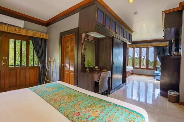 Family, King and Queen Bed, Lateral Side Sea View، Railay Phutawan Resort 5/9
