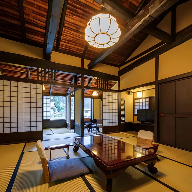 Japanese, Mountain Side, Tatami, Shirakabeso 1/1
