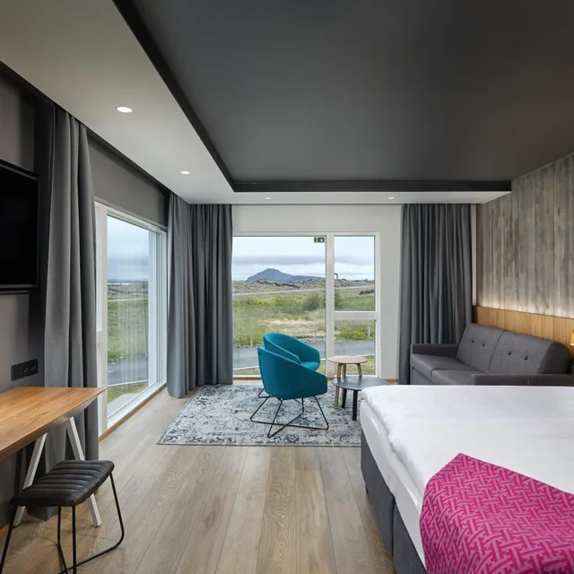 غرفة عائلية بسرير مزدوج، Myvatn - Berjaya Iceland Hotels 6/10
