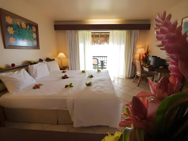 غرفة بإطلالة على الحديقة، Hotel Maitai Polynesia 2/2