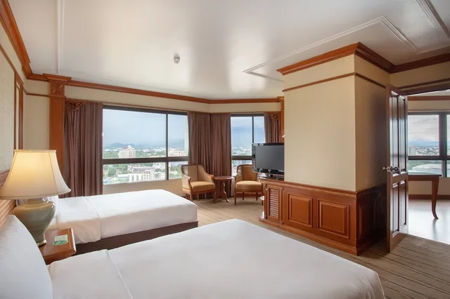 جناح غراند بسريرين مزدوجين بإطلالة على النهر، Centara Riverside Hotel Chiang Mai 1/4