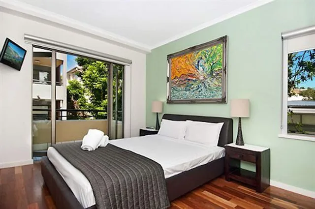 شقة بسرير كوين وسريرين منفصلين بغرفتي نوم، Bella Casa Noosa 7/10