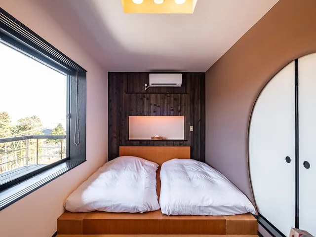 Japanese Western, Guest Room, Double Bed, Outdoor Bath، Hanagokoro 3/6