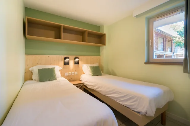 1 Bedroom, Apartment, Twin Beds, Sofa, Balcony or Terrace، Residence Pierre Vacances Le Domaine Du Bois de La Gree 1/2