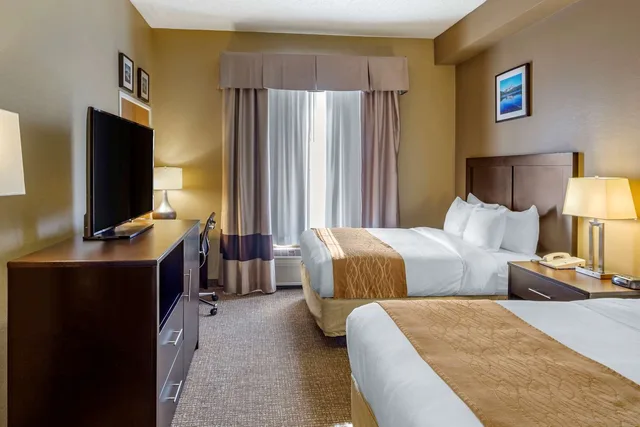 غرفة بسريرين مزدوجين لذوي الإعاقة، Comfort Inn Evanston I-80 2/3