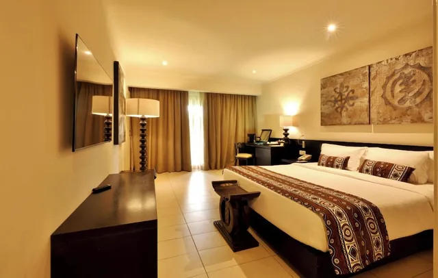 غرفة فاخرة بسرير كينج، Labadi Beach Hotel 4/10