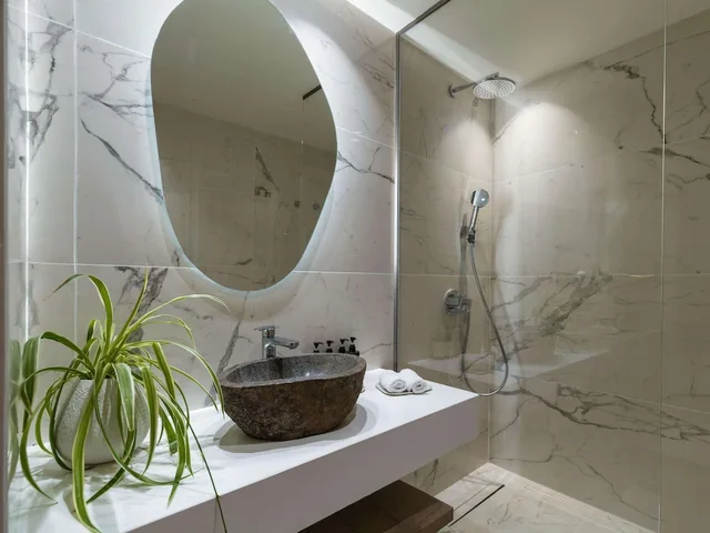 Zen, Retreat, King Bed, Inland View, Sofa، Domes Noruz Kassandra - Adults-Only 8/8