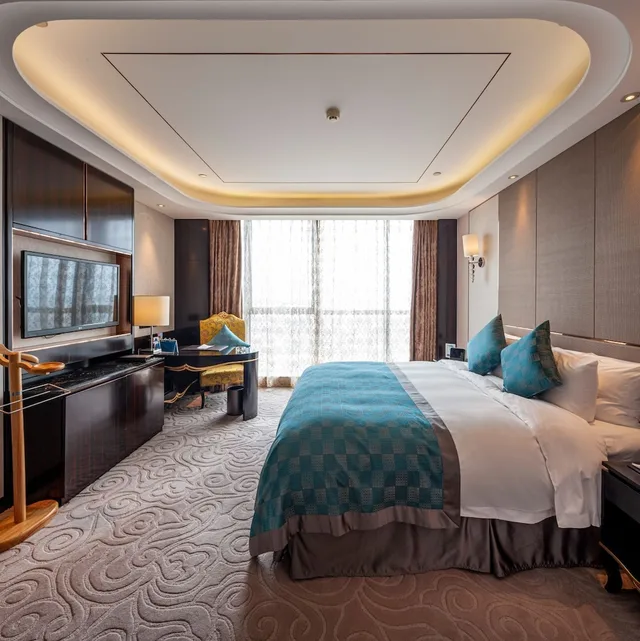 جناح استوديو سوبيريور بسرير كينج، Wyndham Grand Plaza Royale Changsheng Jiangyin 1/1