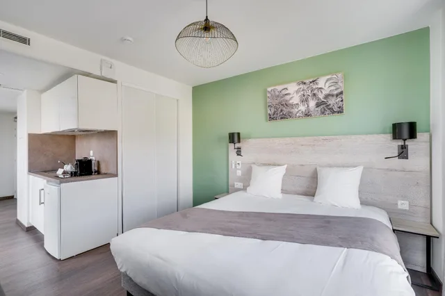 غرفة كومفورت بسريرين منفصلين، All Suites Appart Hotel Palaiseau - Massy TGV 1/1