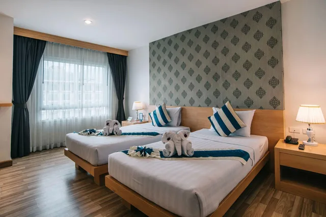 غرفة سوبيريور بسريرين مزدوجين، iCheck Inn Central Patong 1/2