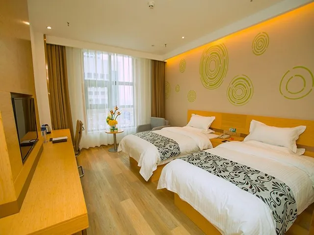 غرفة بزنس بسريرين منفصلين، GreenTree Inn Tongchuan Yaozhou District New District Hospital Business Hotel 1/1