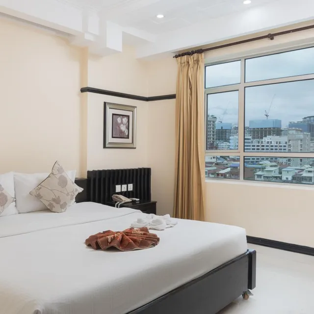 غرفة ديلوكس بسرير مزدوج بإطلالة على المدينة، SALITA HOTEL 9/10