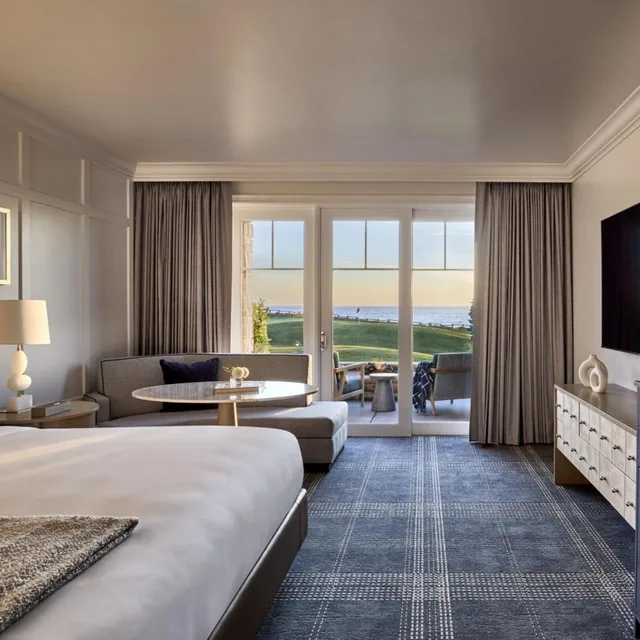 غرفة بإطلالة على البحر بشرفة، The Ritz Carlton Half Moon Bay 1/6