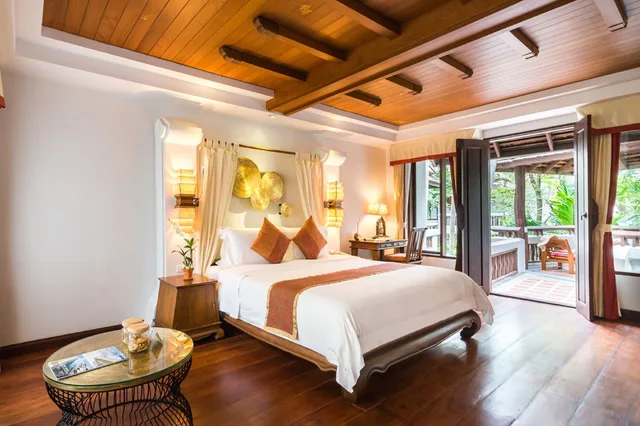 جناح غراند ديلوكس بسريرين منفصلين بإطلالة على الحديقة، Muang Samui Spa Resort 1/2