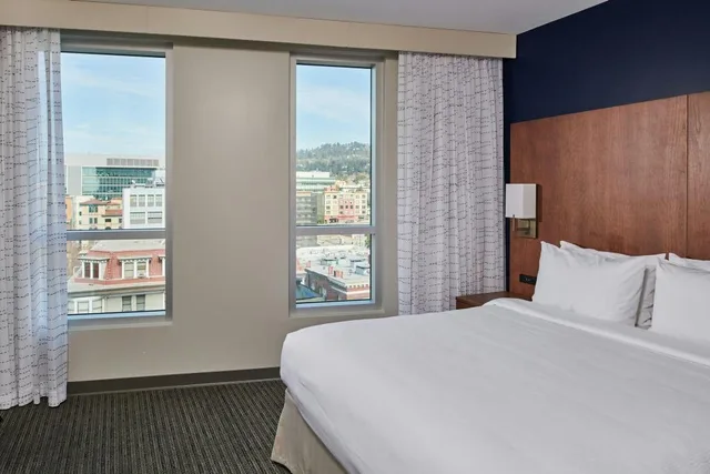 جناح بسريرين كينج بإطلالة على المدينة بغرفتي نوم مع أريكة، Residence Inn by Marriott Berkeley 2/9