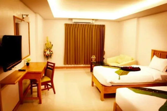 غرفة ديلوكس بسريرين منفصلين، That Phanom River View Hotel 1/1